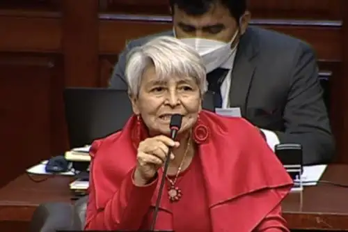 María Agüero, congresista de Perú Libre. Foto: ANDINA/difusión.