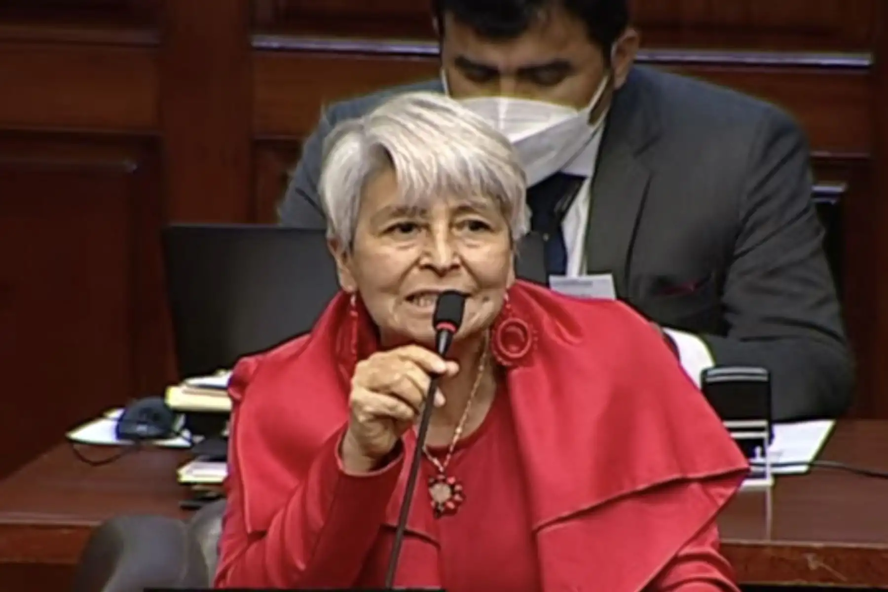 María Agüero, congresista de Perú Libre. Foto: ANDINA/difusión.
