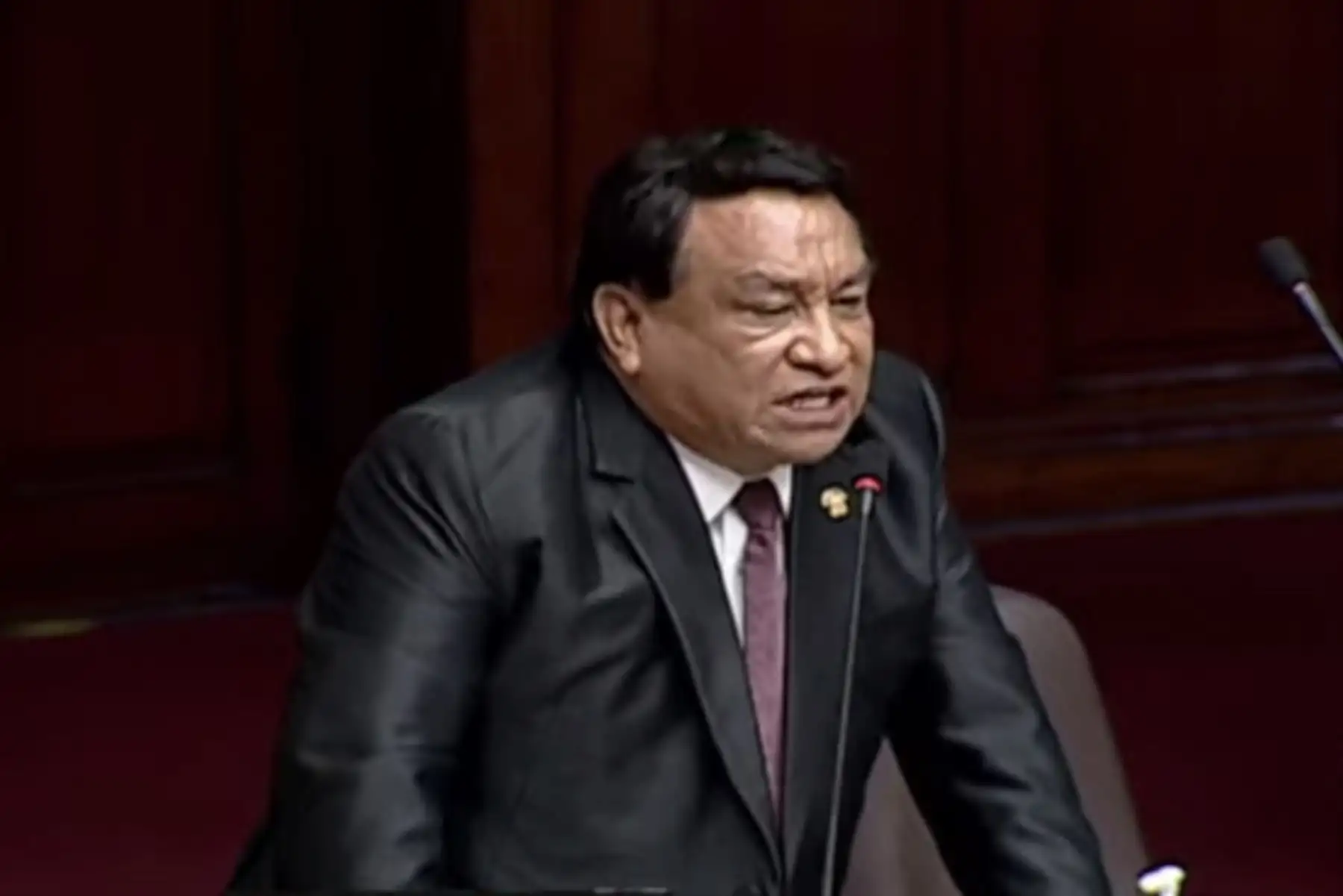 Congresista José Luna, promotor de la ley para retirar fondos de las AFP. Captura TV