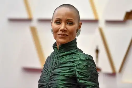 La actriz estadounidense Jada Pinkett-Smith asistió a la 94ª entrega de los Óscar en el Dolby Theatre de Hollywood, California, el 27 de marzo del 2022. Foto: AFP