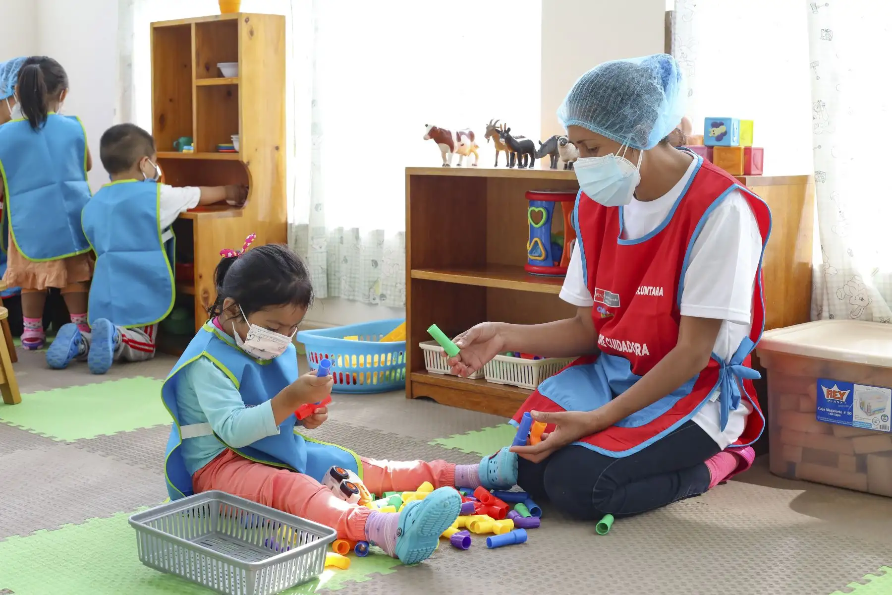 Un total de 997 niñas y niños se beneficiarán con la reactivación presencial del Servicio de Cuidado Diurno de Cuna Más. Foto: ANDINA/Cuna Más