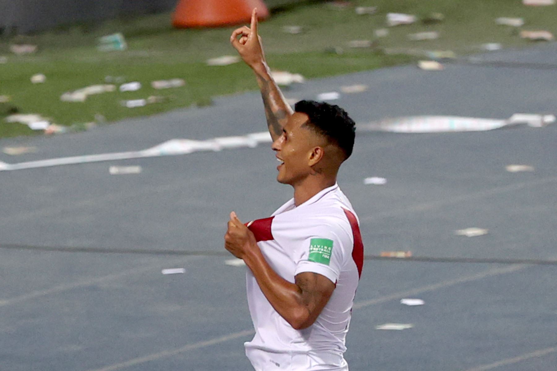 Un gol para el recuerdo, Yotún marca el 2-0 con el que Perú accede al derecho de jugar el repechaje rumbo al Mundial de Catar 2022. ANDINA/Vidal Tarqui