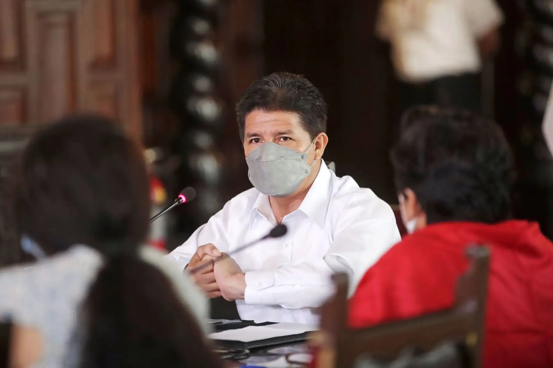 El presidente Pedro Castillo, participó de la Sesión de instalación de la Comisión multisectorial encargada de proponer acciones articuladas y conjuntas para la atención alimentaria en favor de la población más vulnerable. Foto: ANDINA/ Prensa Presidencia