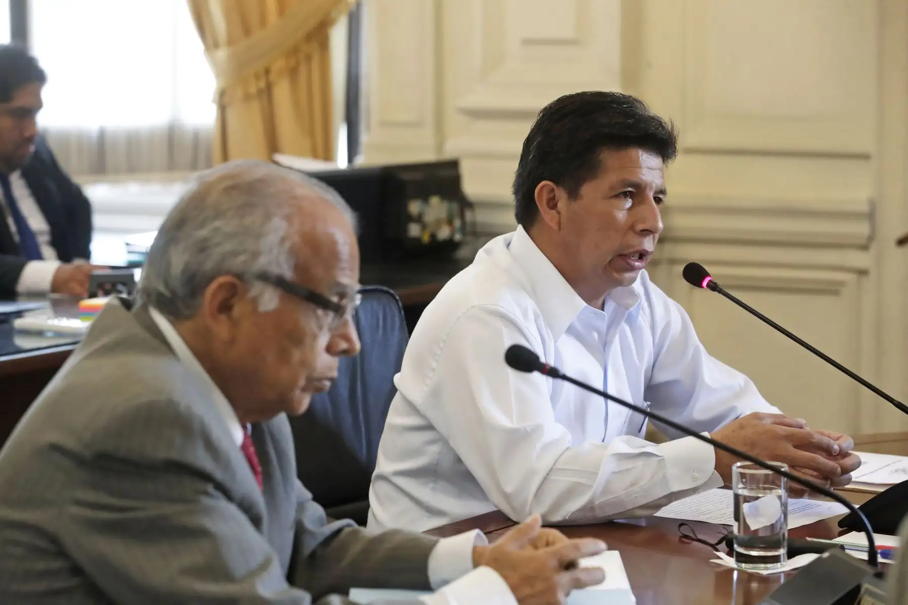 Jefe de Estado, Pedro Castillo, preside sesión del Consejo de Ministros. Foto: ANDINA/Prensa Presidencia