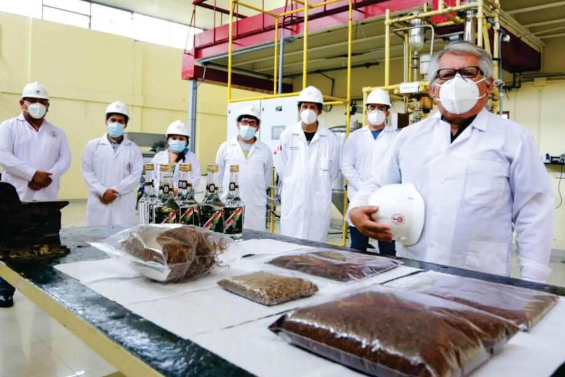 El dispositivo permite obtener un mosto fermentado de calidad superior y controlada, para la producción de pisco. Foto: UNI