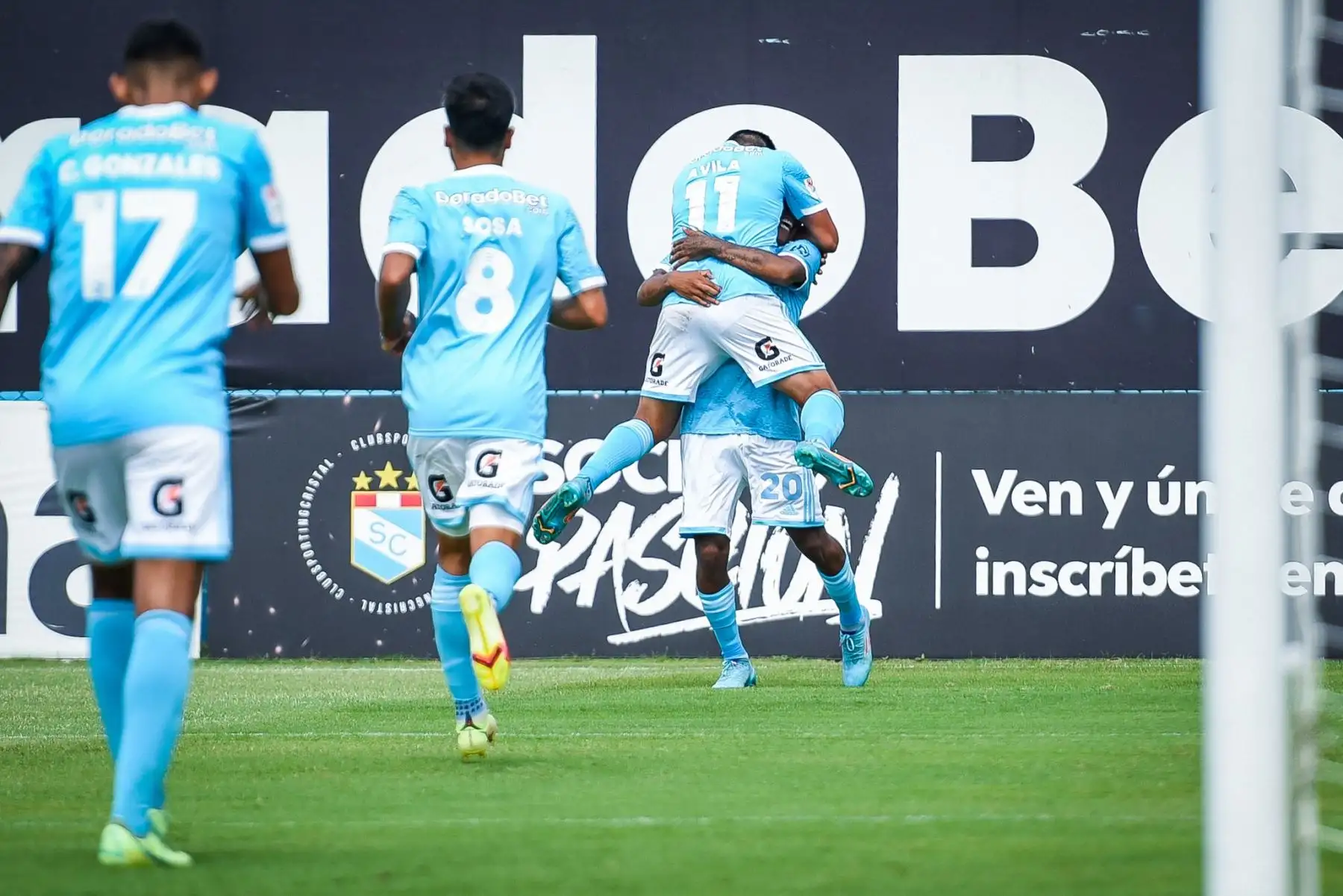 Sporting Cristal golea 4-1 a San Martín por la octava fecha de la Liga 1, en el estadio Alberto Gallardo. Foto: Club Sporting Cristal