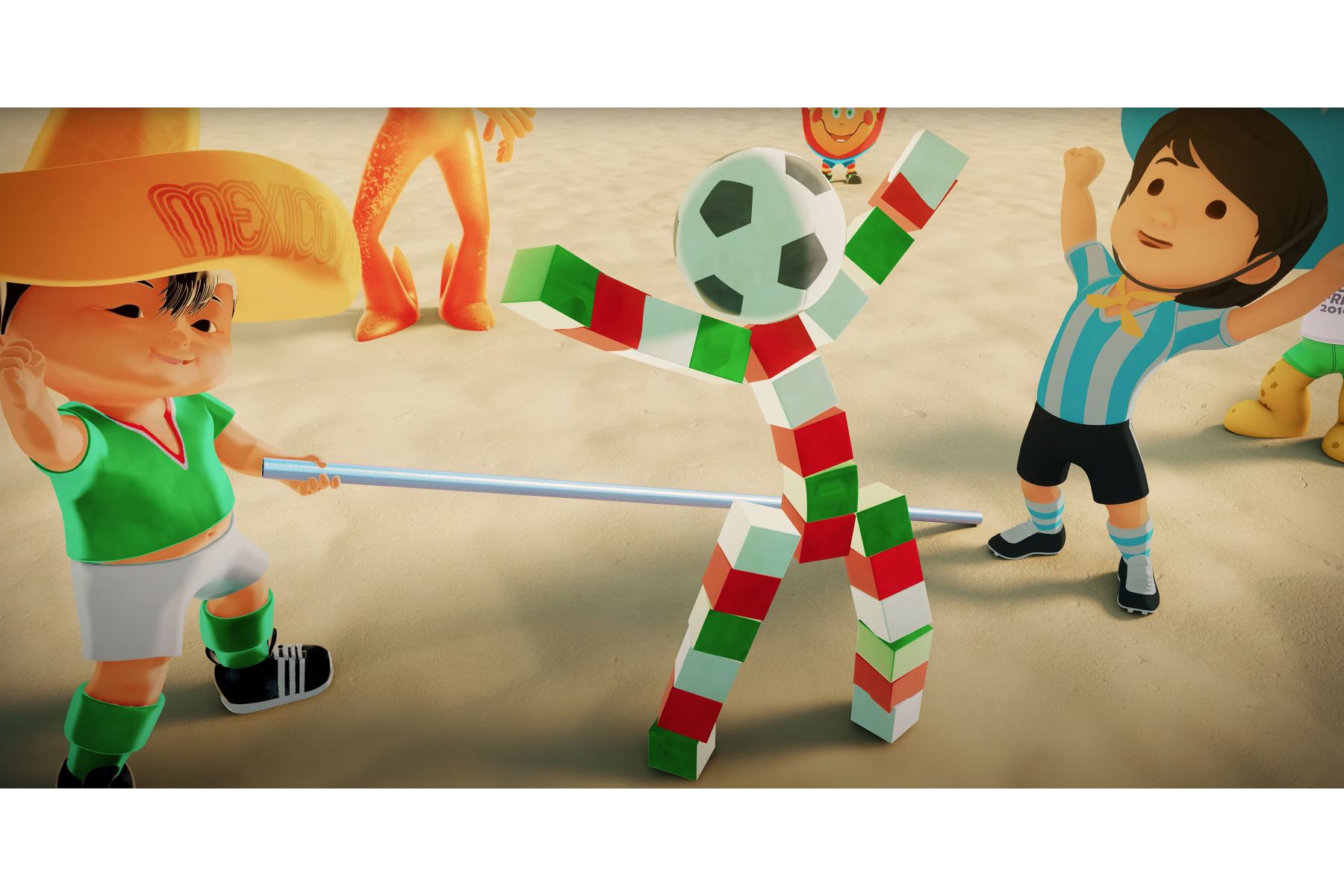 FIFA conmueve al mundo del fútbol con un corto animado donde recuerdan a las mascotas de todos los mundiales. Foto: captura de pantalla.