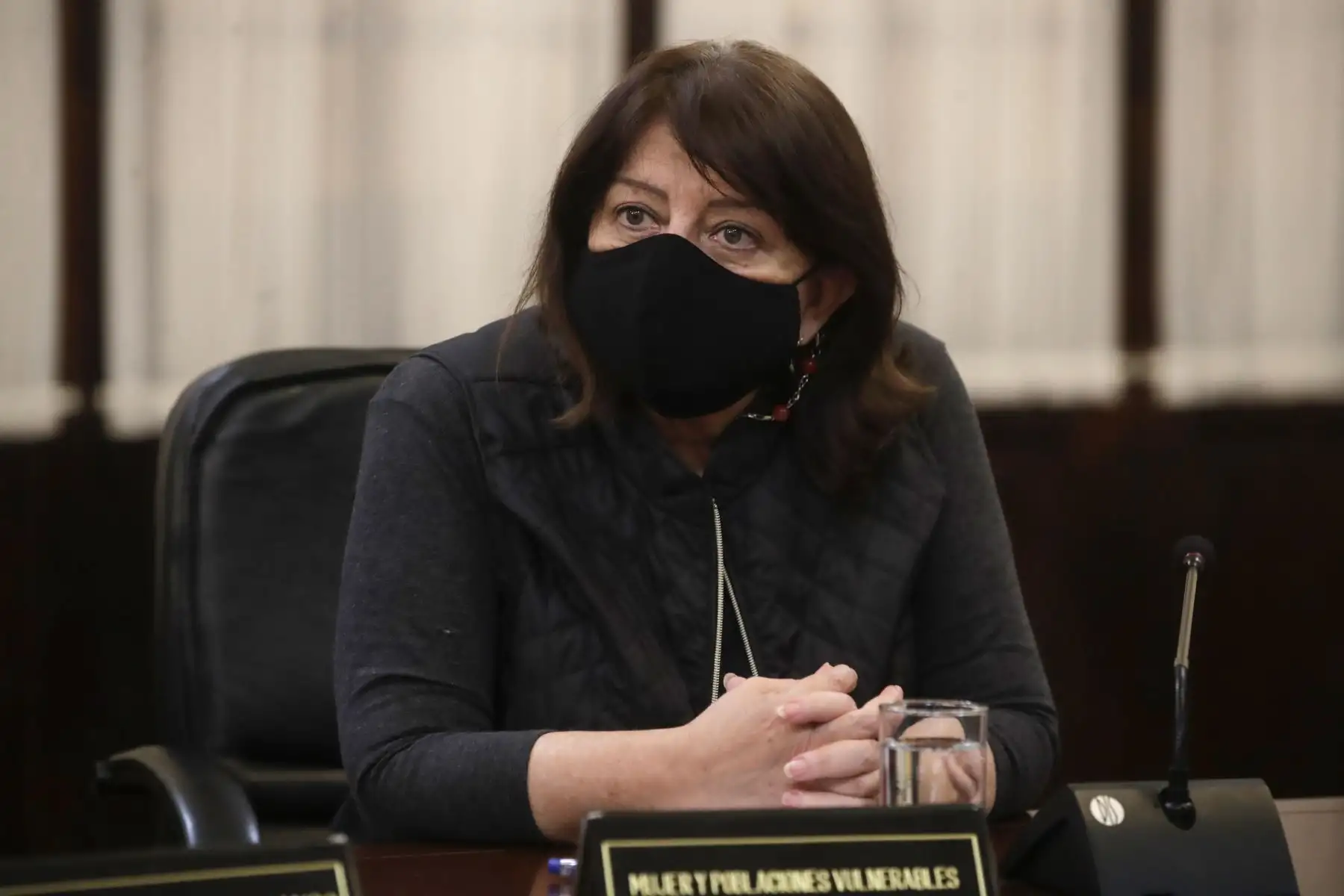 El jefe de Estado, Pedro Castillo, lidera una sesión extraordinaria del Consejo de Ministros para evaluar y atender las demandas de diversos sectores del país. Participa ministra la Mujer y Poblaciones Vulnerables, Diana Miloslavich. Foto: ANDINA/Prensa Presidencia