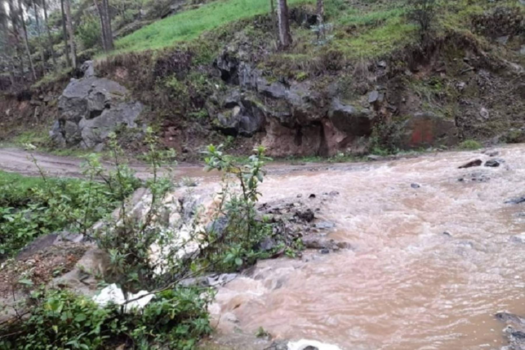 Las intensas lluvias han ocasionado la crecida de ríos, deslizamientos y huaicos en 18 provincias de la región Áncash. Foto: ANDINA/Difusión