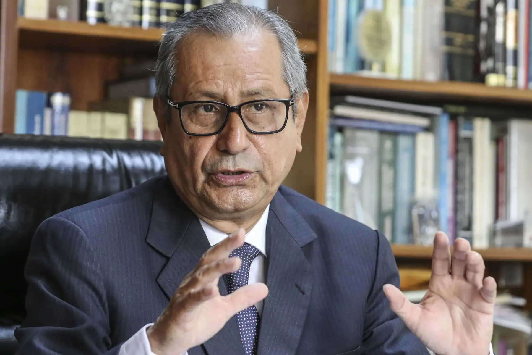 César Bazán, decano del Colegio de Abogados de Lima. ANDINA/Eddy Ramos