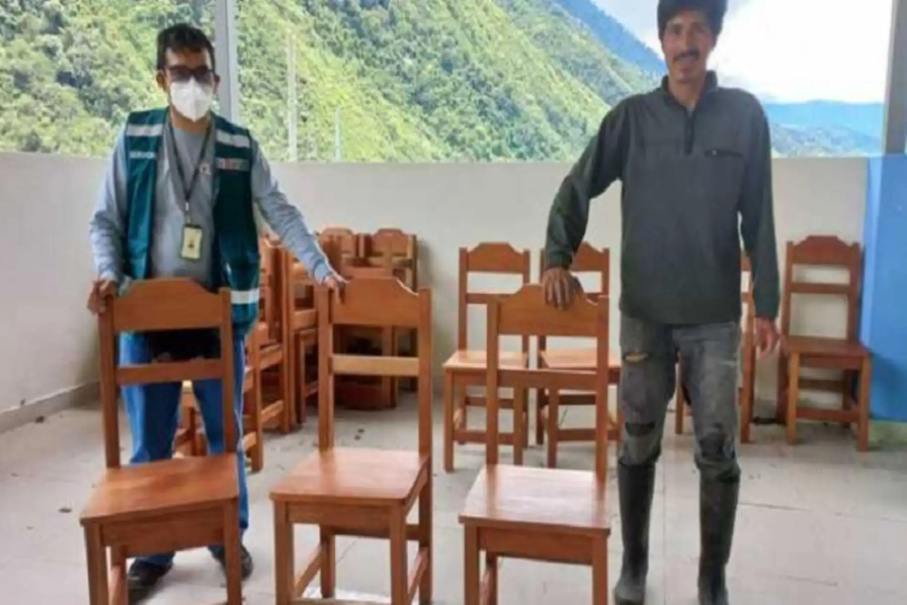 El local comunal de Callas Huayanay será usado por 86 familias de pobreza extrema.