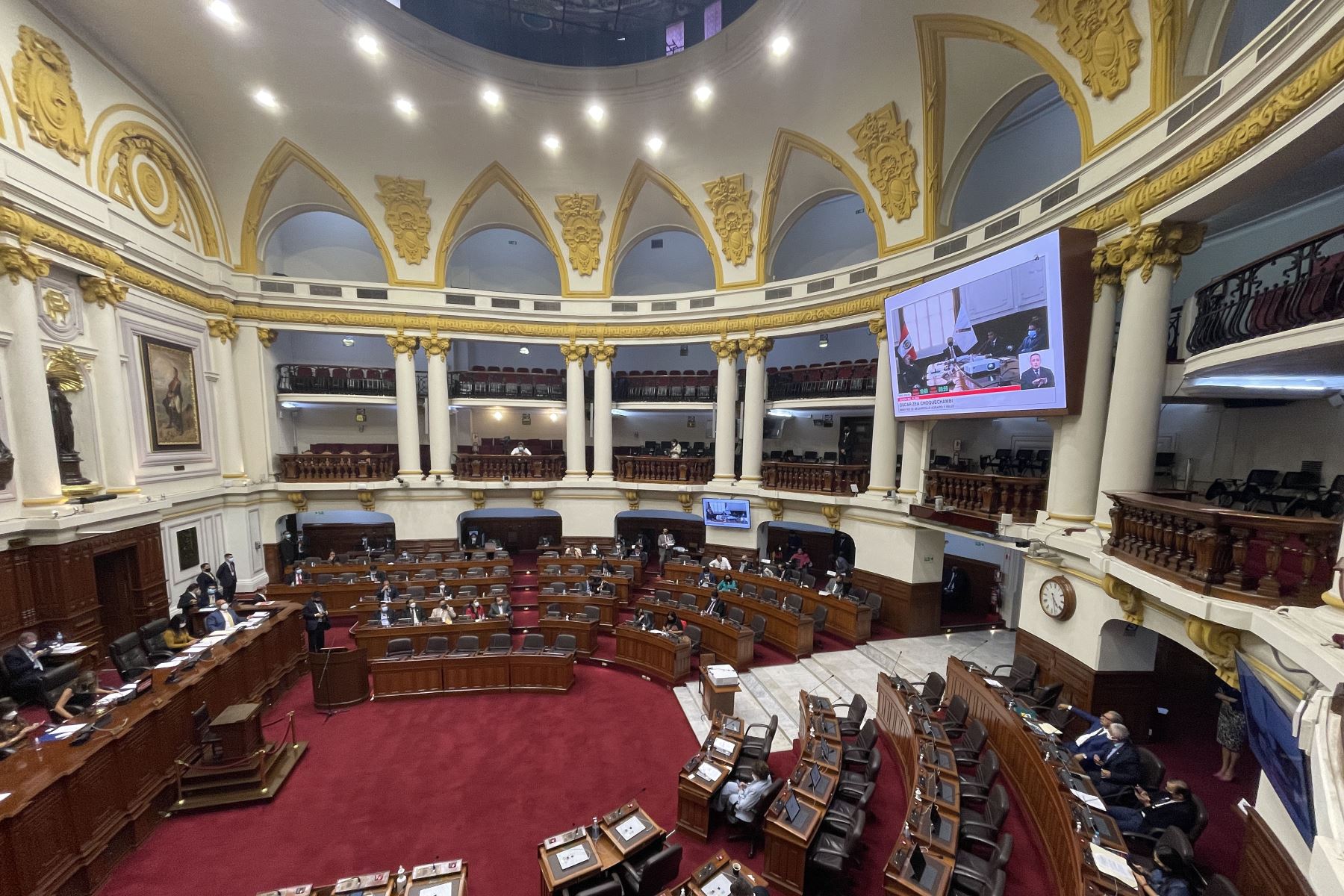Congreso: suspenden sesión del pleno hasta las 15:00 horas