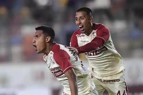 Valera marcó dos veces en el Monumental para la remontada merengue. Foto: Liga 1/ANDINA