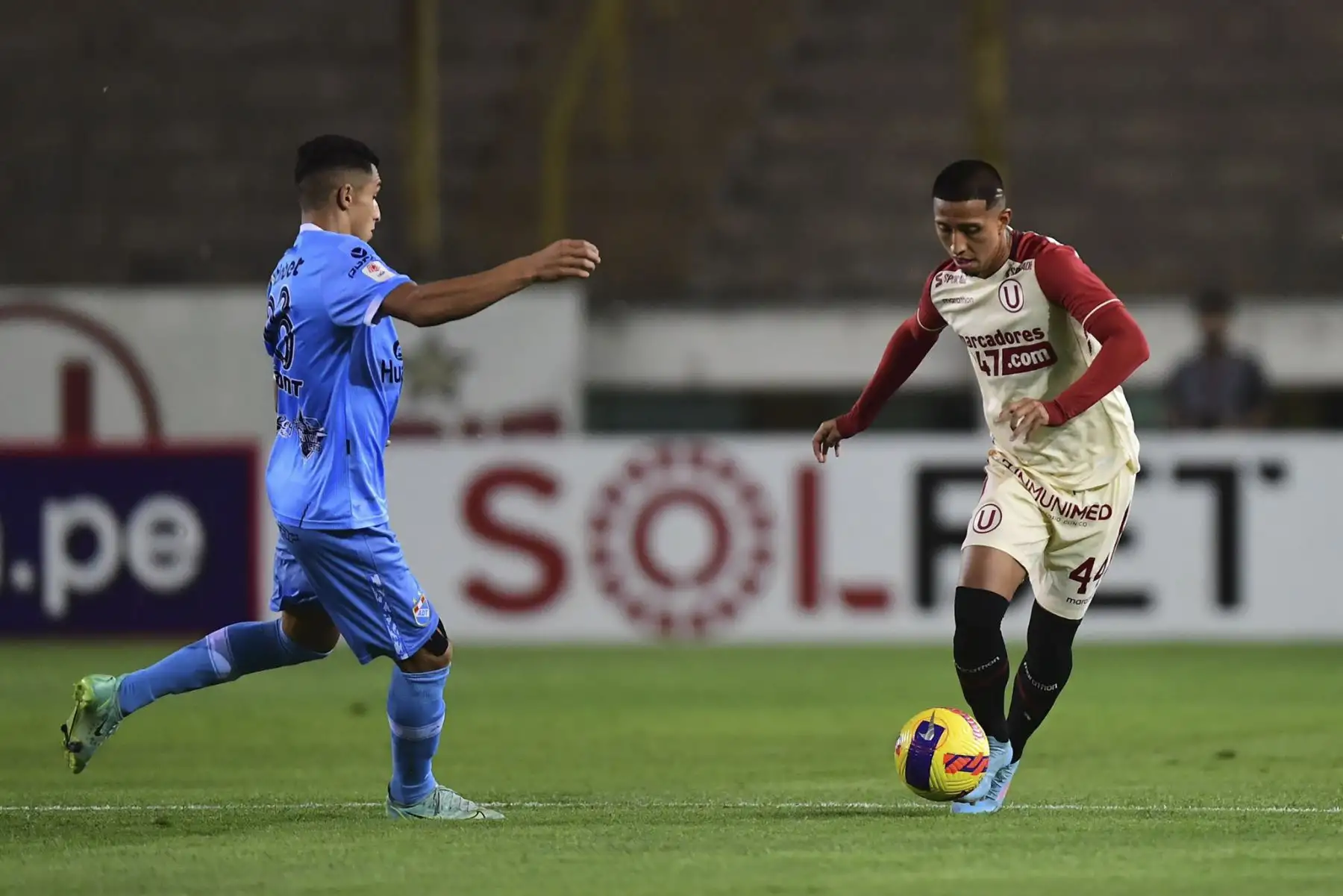 Rodrigo Vilca, una de las novedades en la oncena titular de Universitario de deportes.
. 
Foto: ANDINA/Liga 1