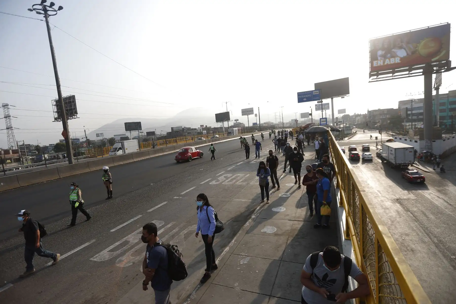Lima Metropolitana y la provincia constitucional del Callao desde las 02.00 hasta las 23.59 horas de hoy martes 5 de abril.Puente Nuevo. Foto: ANDINA/Renato Pajuelo
