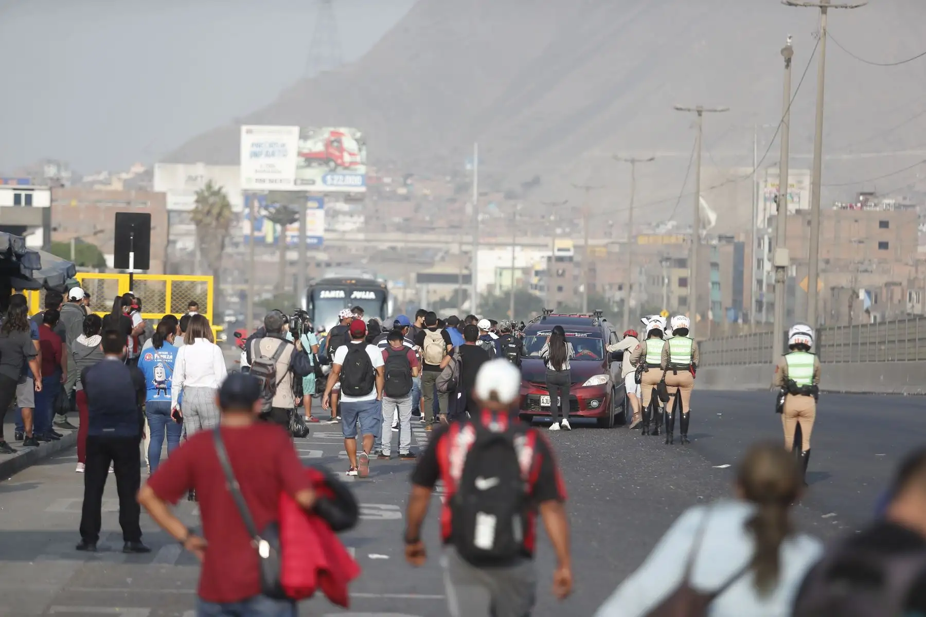 Lima Metropolitana y la provincia constitucional del Callao desde las 02.00 hasta las 23.59 horas de hoy martes 5 de abril.Puente Nuevo. Foto: ANDINA/Renato Pajuelo