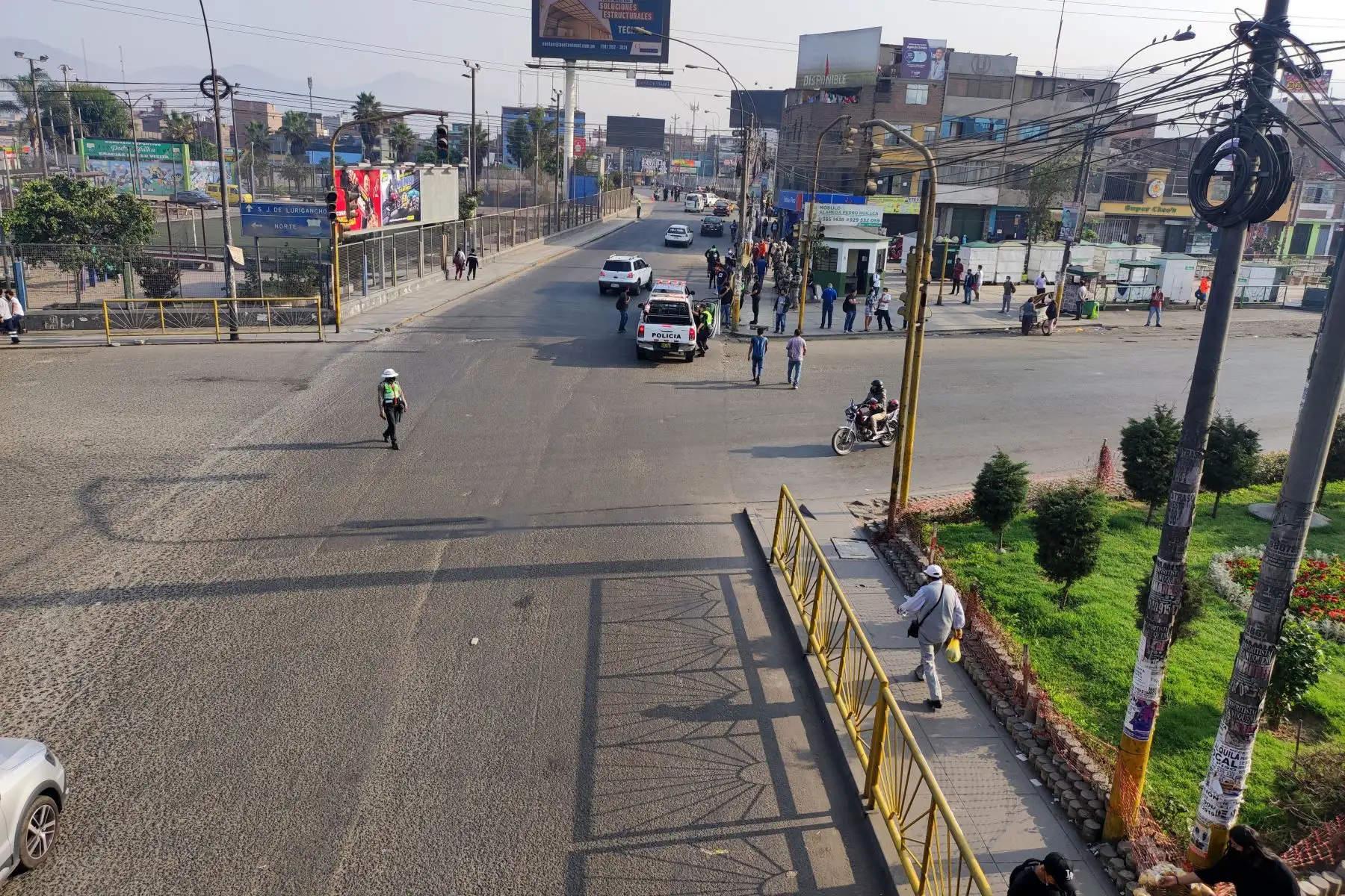 Lima Metropolitana y la provincia constitucional del Callao desde las 02.00 hasta las 23.59 horas de hoy martes 5 de abril. Puente Nuevo. Foto: ANDINA/ Vidal Tarqui