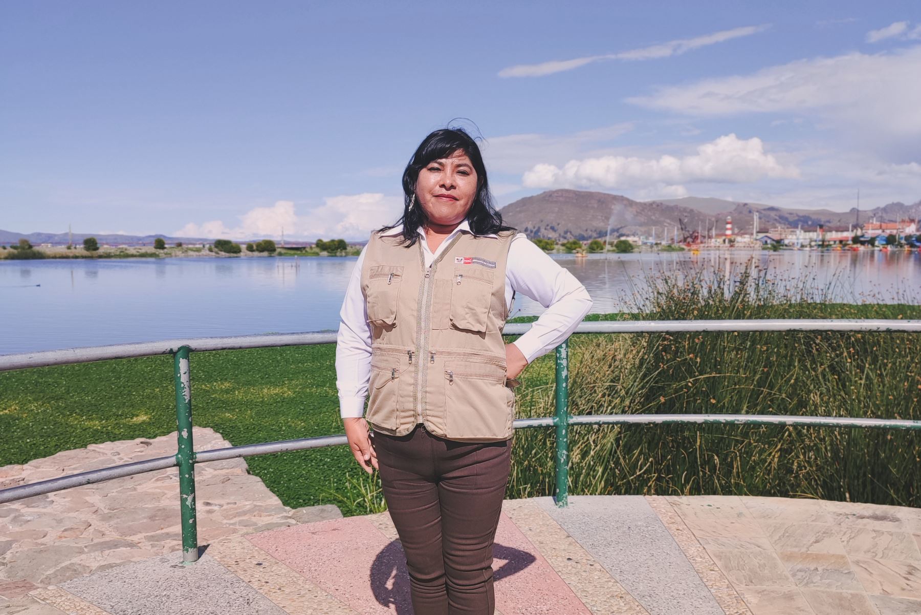 Dilma Velásquez Llano es gestora intercultural aimara en Puno, desde julio del 2020. ANDINA/ DDC - Puno