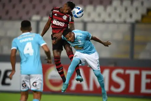 Sporting Cristal se enfrenta al Flamengo de Brasil por la Copa Libertadores. Foto: AFP