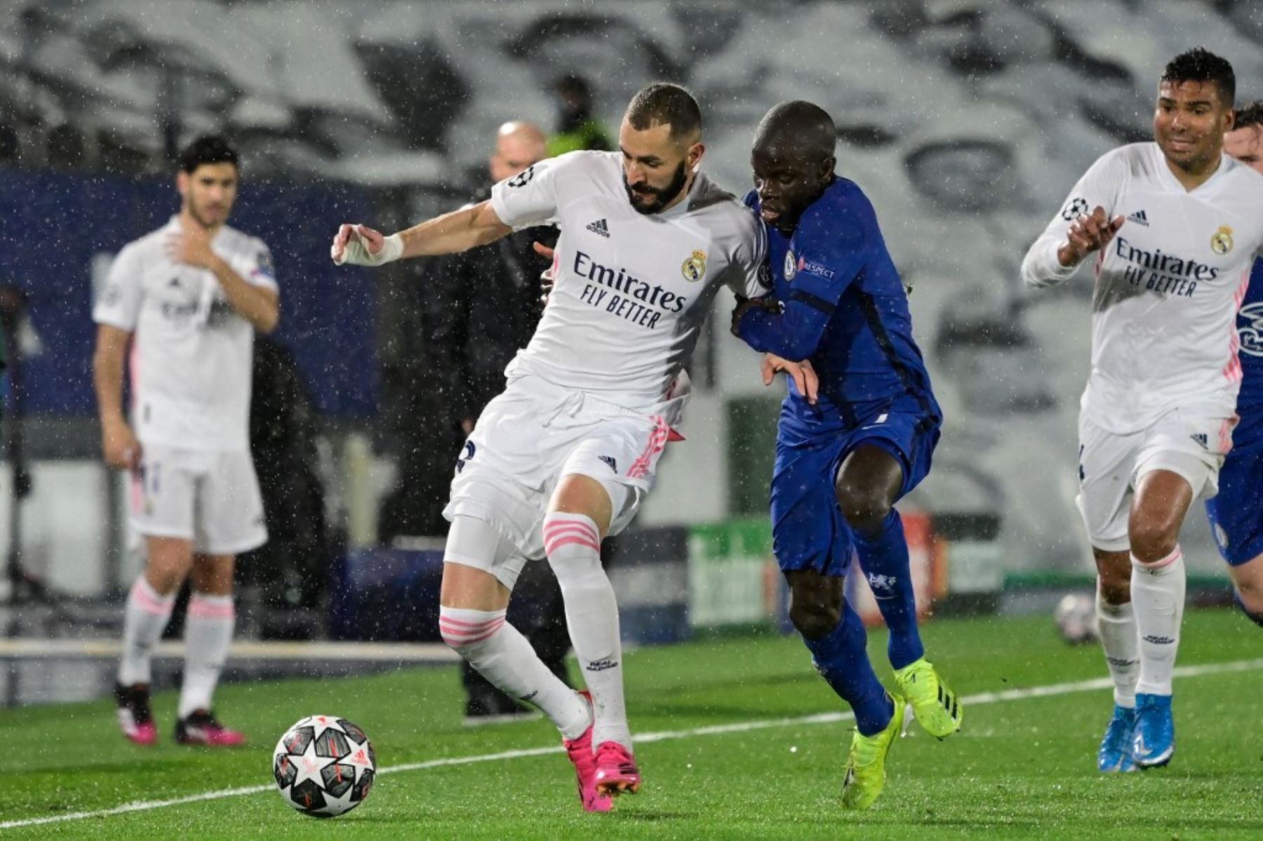 Benzema tendrá un duelo aparte con Kanté en el partido que jugarán Real Madrid y Chelsea por los cuartos de final de la Liga de Campeones