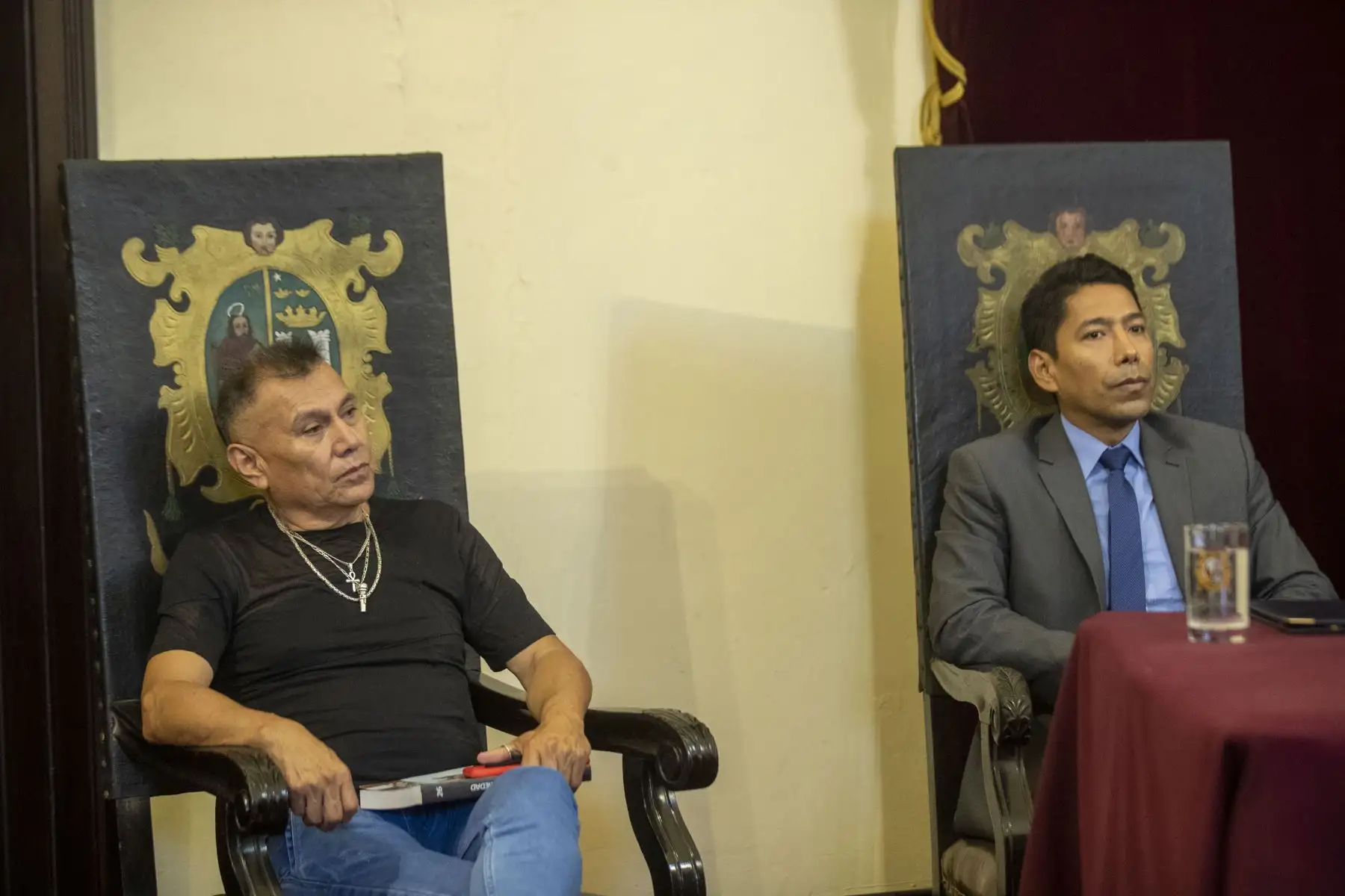 Universidad Nacional Mayor de San Marcos rinde homenaje y condecora a Los Kjarkas de Bolivia  por sus 50 años de trayectoria. Foto: ANDINA/Carla Patiño