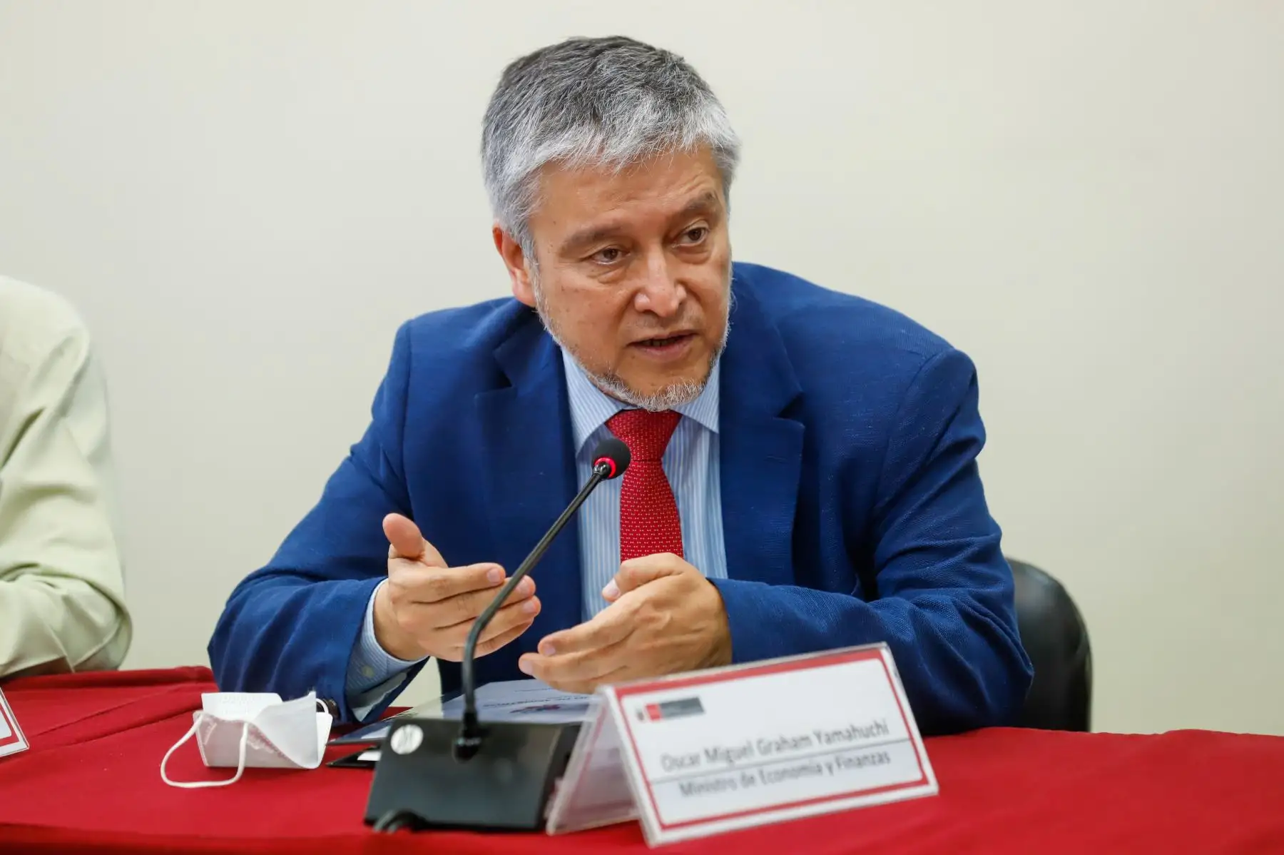 Ministro de Economía y Finanzas, Oscar Graham. ANDINA/PCM