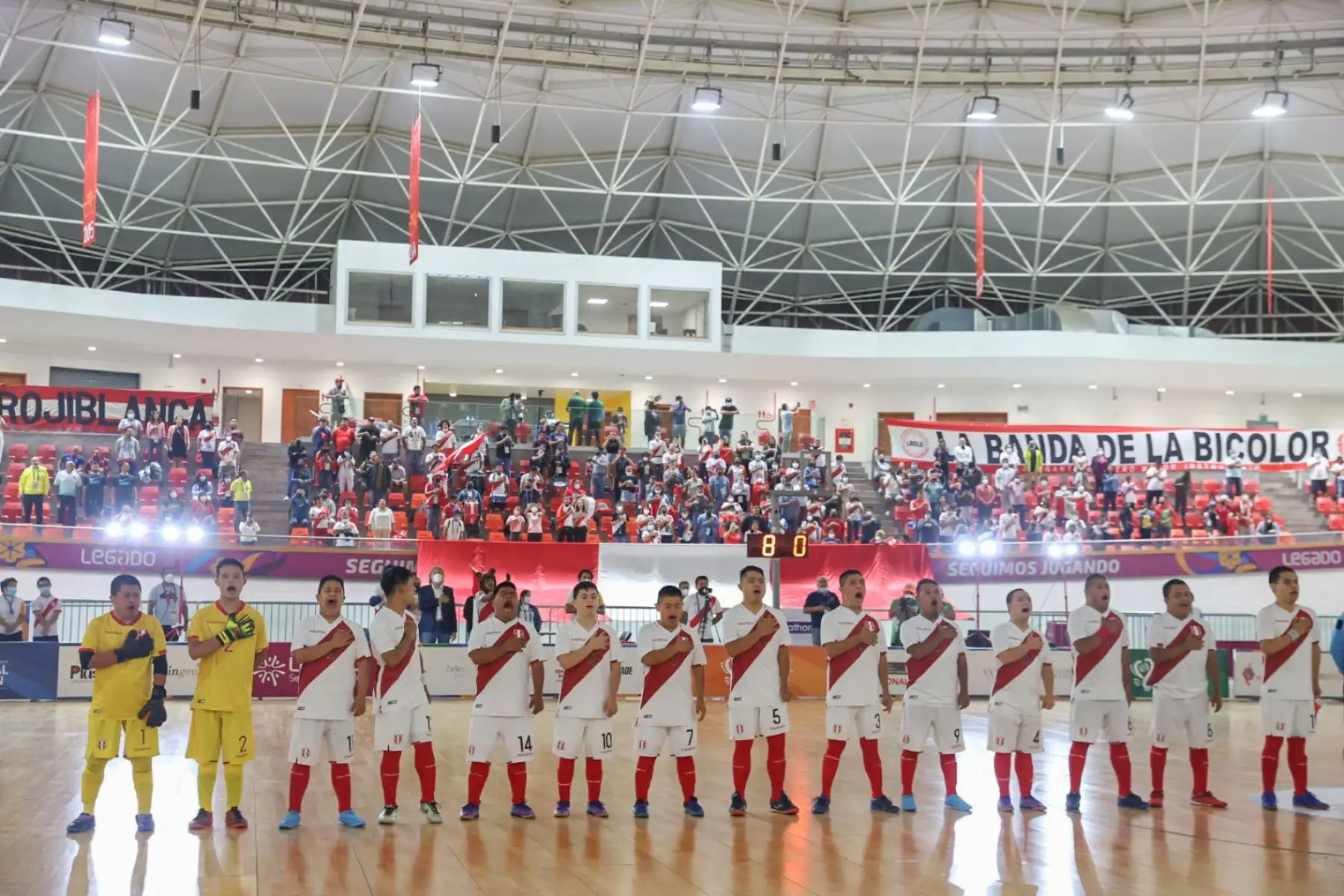 Perú fue elegido sede este año del Mundial Futsal Down, por contar con una infraestructura de primer nivel, luego de los certámenes desarrollados en Rusia y Brasil, en el 2016 y 2019, respectivamente. 
Foto: ANDINA/Melina Mejía