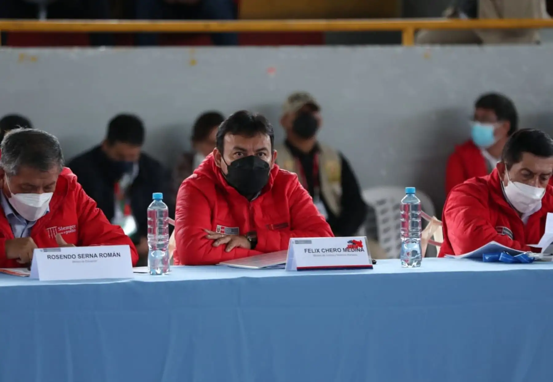 Se inició el IV Consejo de Ministros Descentralizado en la ciudad de Huancayo, Junín, con la participación del premier Aníbal Torres, ministros de Estado, congresistas, el gobernador regional, autoridades locales, el cardenal Pedro Barreto y dirigentes. Foto: PCM