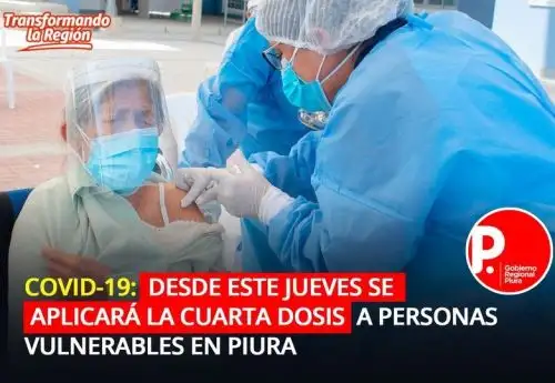 Piura inicia hoy aplicación de la cuarta dosis de la vacuna contra el covid-19 para las personas mayores de 70 años y y pacientes con inmunosupresión. Foto: ANDINA/difusión.
