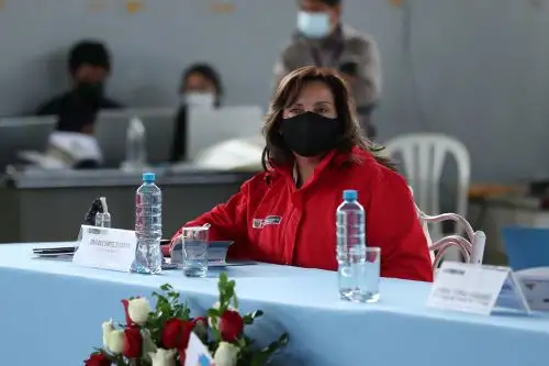 Vicepresidenta y ministra de Desarrollo e Inclusión Social (Midis), Dina Boluarte Zegarra.