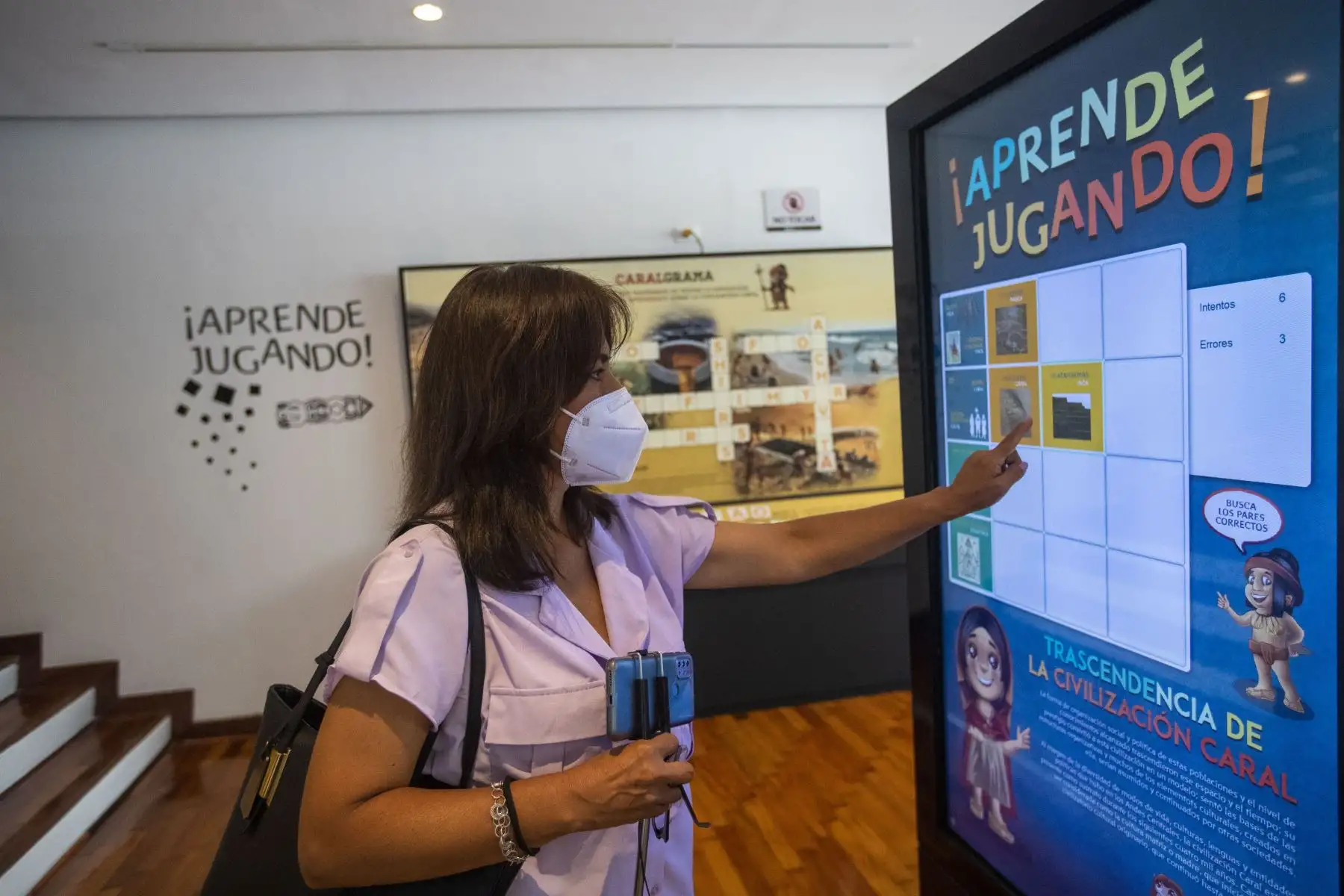 La exposición museográfica es apta para todo tipo de público, niños, jóvenes y adultos, quienes podrán conocer de cerca los conocimientos desarrollados en ciencia y tecnología por la sociedad de Caral. Foto: ANDINA/Carla Patiño