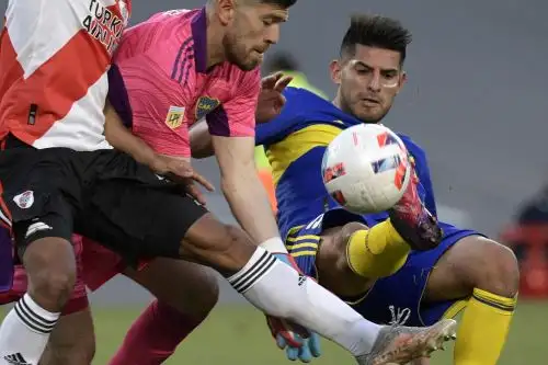 Luego del encuentro por la Libertadores, el Kaiser se refirió a su lesión como un “desgarro” a la cadena ESPN, aunque la gravedad de su malestar se corroboraría recién hoy por la tarde. Foto: AFP