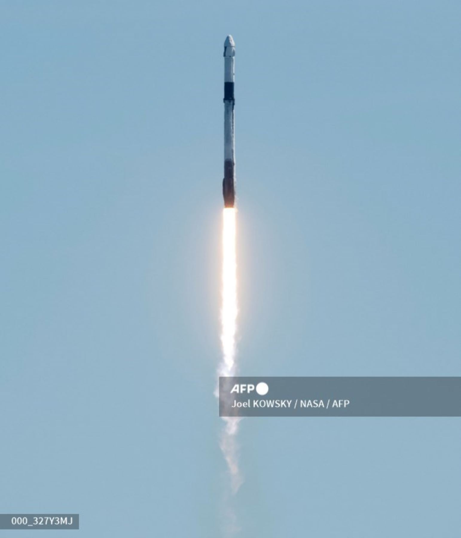 NASA transmite en vivo el lanzamiento de SpaceX. Foto: AFP
