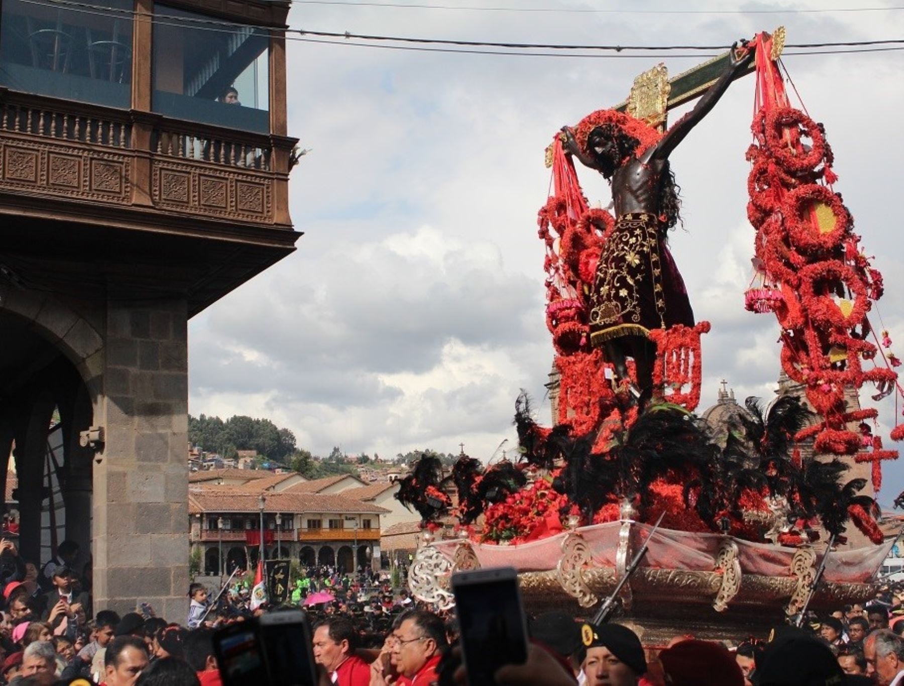 Este lunes 11 de abril será feriado en Cusco para que la población celebre el Lunes Santo y la tradicional procesión del Señor de los Temblores, patrono de la Ciudad Imperial. ANDINA/Difusión