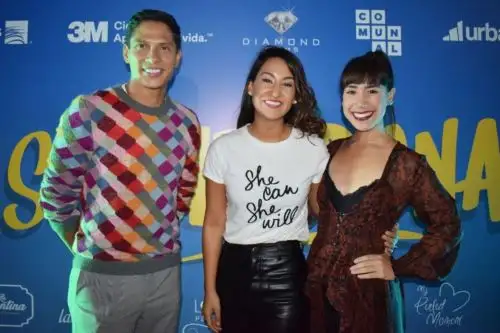 André Silva fue una de las figuras de la presentación del elenco de No me digas solterona 2.