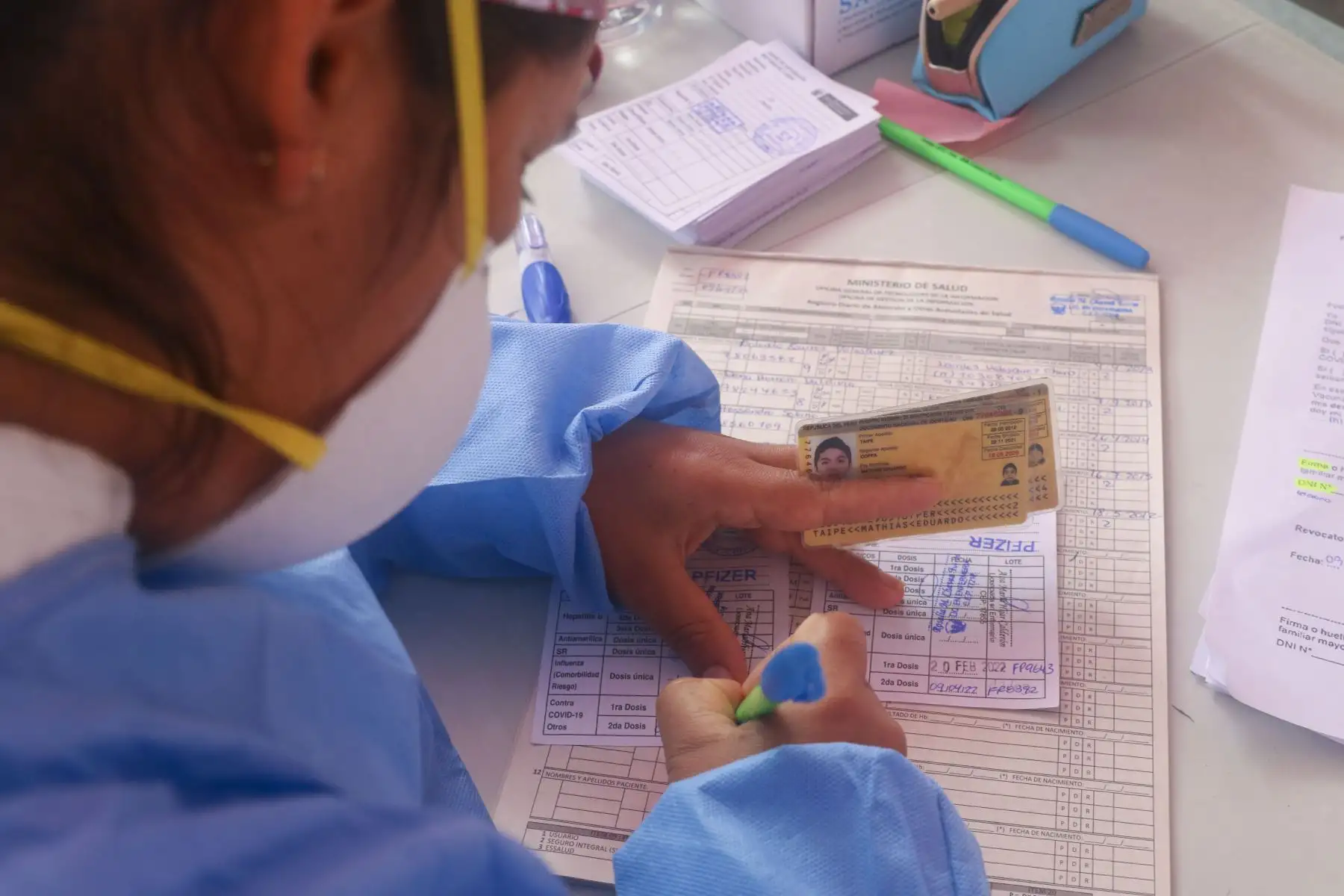 Minsa realiza jornada de  36 horas de vacunación contra la covid - 19 en el estadio Luis Gálvez Chipoco,en el distrito de Barranco. Foto: ANDINA/Eddy Ramos