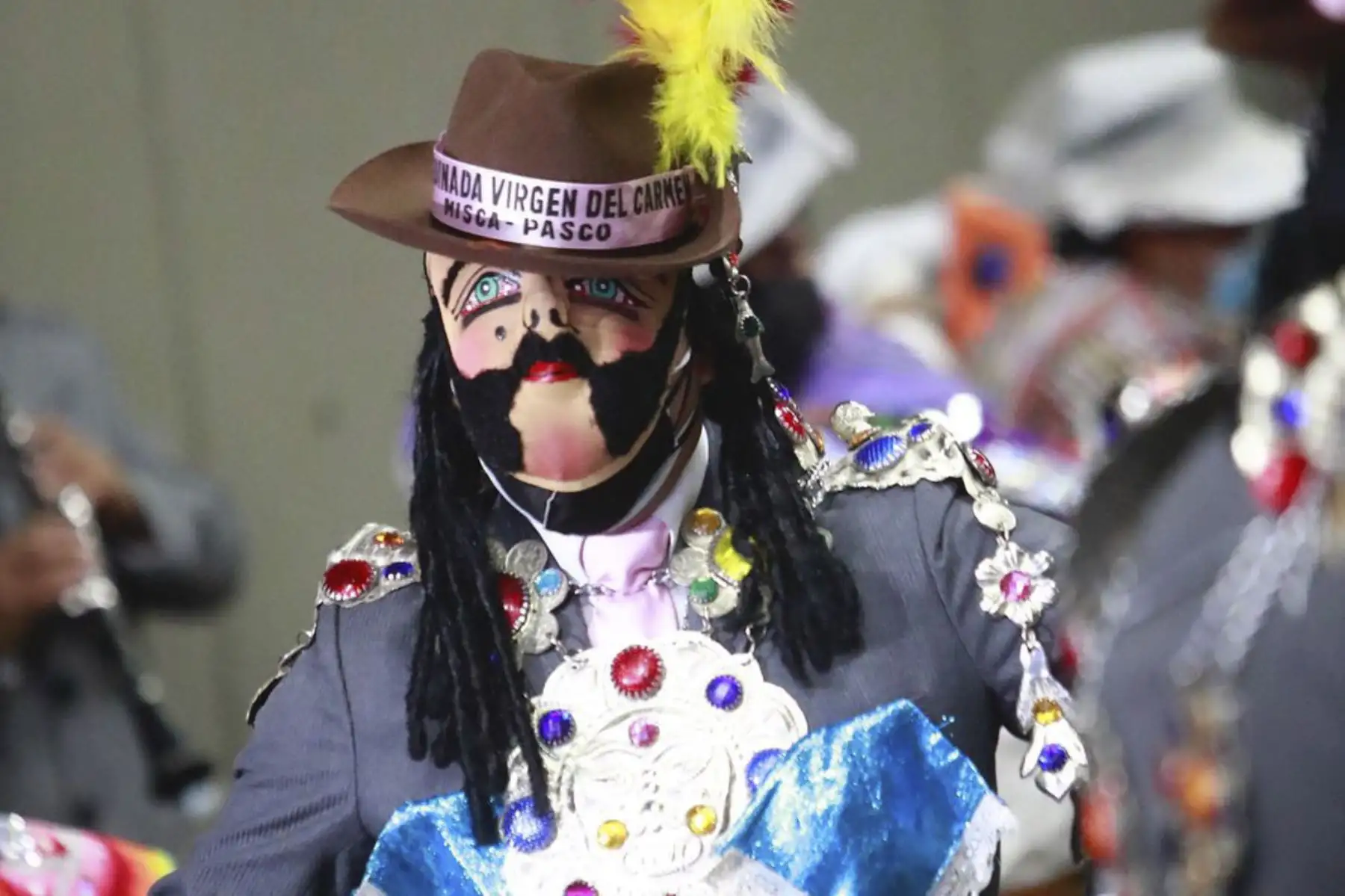 El Ministerio de Cultura declaró Patrimonio Cultural de la Nación a la Chunguinada cerreña del departamento de Pasco por tratarse de un testimonio de la memoria histórica de la sociedad de la sierra central del Perú en tiempos coloniales, que representa una expresión visual, dancística y musical de gran riqueza simbólica cultural, creador de identidad en todas las provincias y distritos en los que se representa. Foto: ANDINA/Difusión