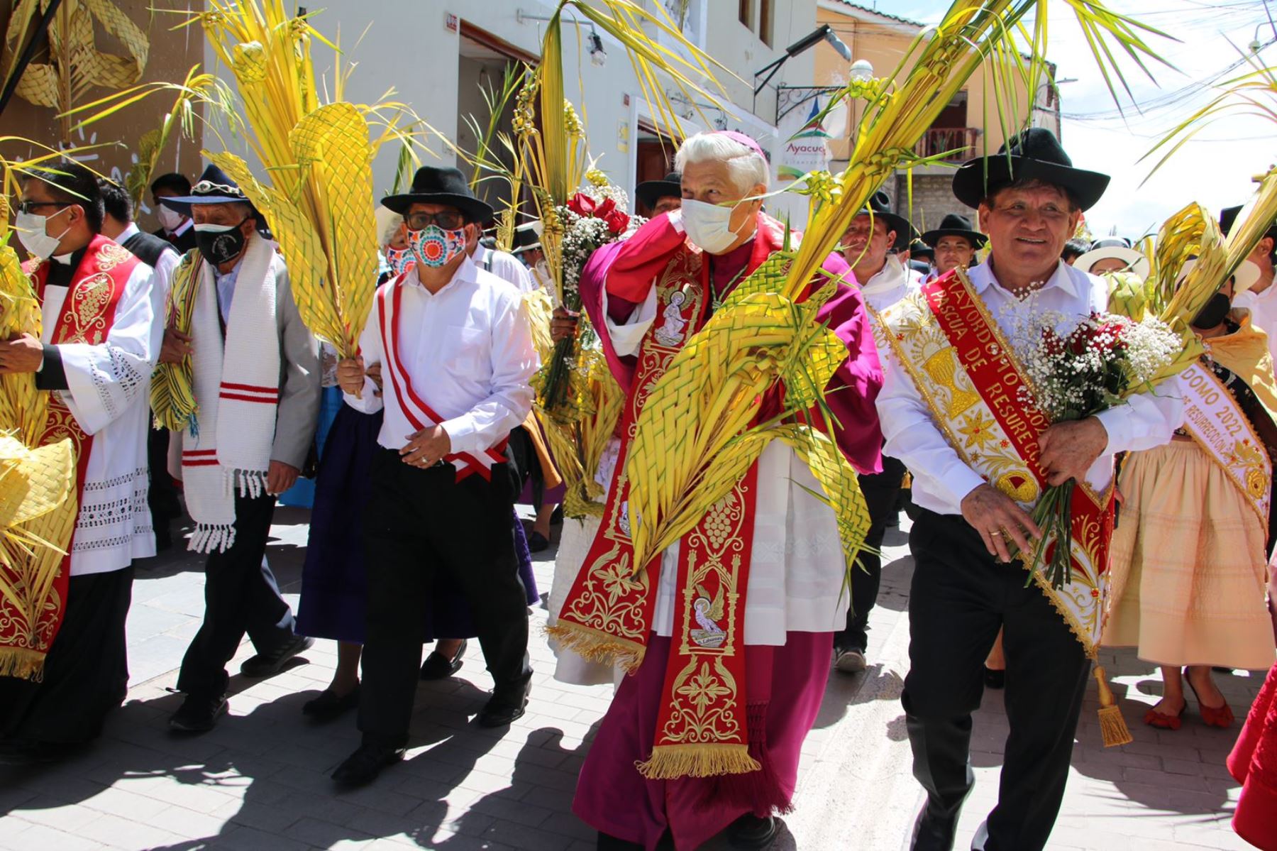 Semana Santa en Ayacucho Huamanga vuelve a vibrar con el Domingo de Ramos