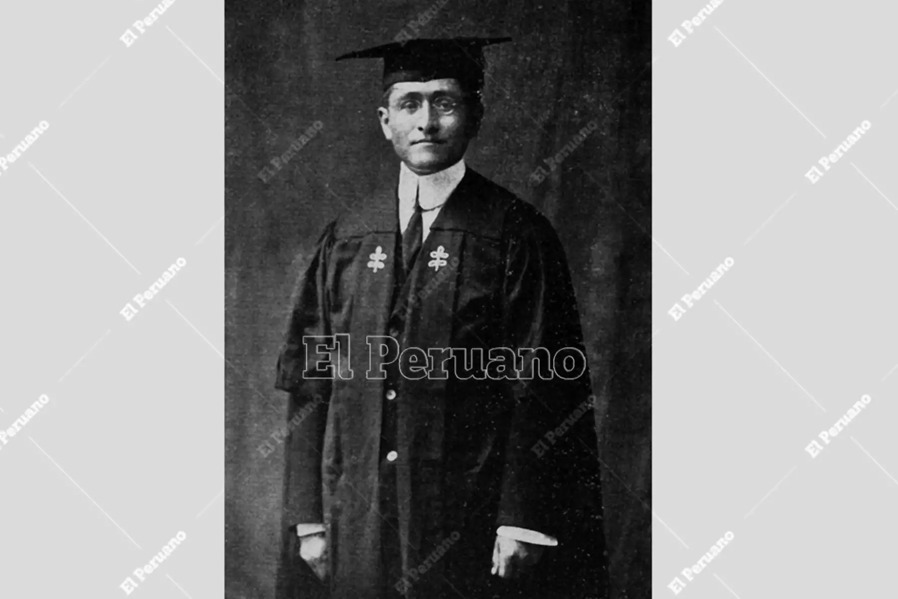 Julio C. Tello estudió Medicina en San Marcos y se convirtió en una de las figuras más importantes de la arqueología peruana. Reconocido como el “padre de la arqueología peruana”, impulsó investigaciones fundamentales sobre las culturas prehispánicas del país. Foto: Archivo Histórico de El Peruano / Variedades.