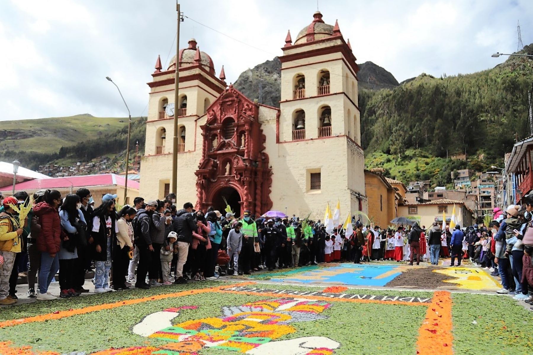 Semana Santa en la ciudad de Huancavelica. Foto: ANDINA/Difusión