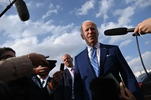 Biden describió a Putin como un "criminal de guerra" y pidió que enfrentara un juicio sobre las supuestas atrocidades. Foto: AFP
