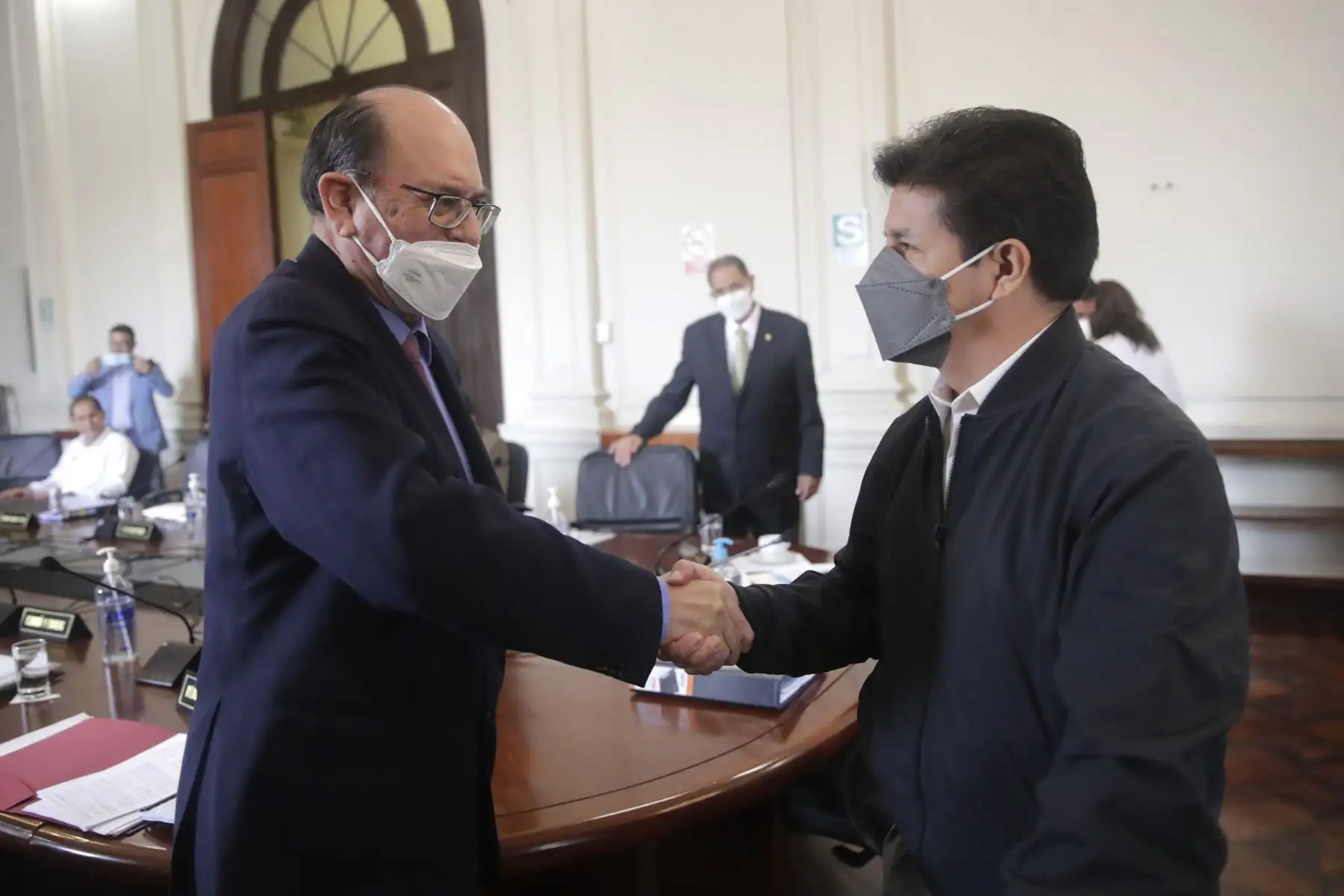 Presidente de la República, Pedro Castillo, lidera nueva sesión del Consejo de Ministros.Foto: ANDINA/ Prensa Presidencia