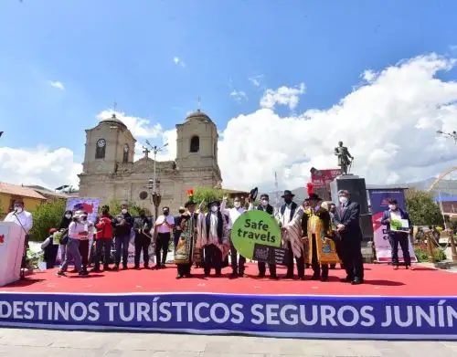 La región Junín acredita 55 destinos turísticos bioseguros que cuentan con el sello internacional Safe Travels que se pueden visitar durante este feriado largo por Semana Santa. Foto: Pedro Tinoco