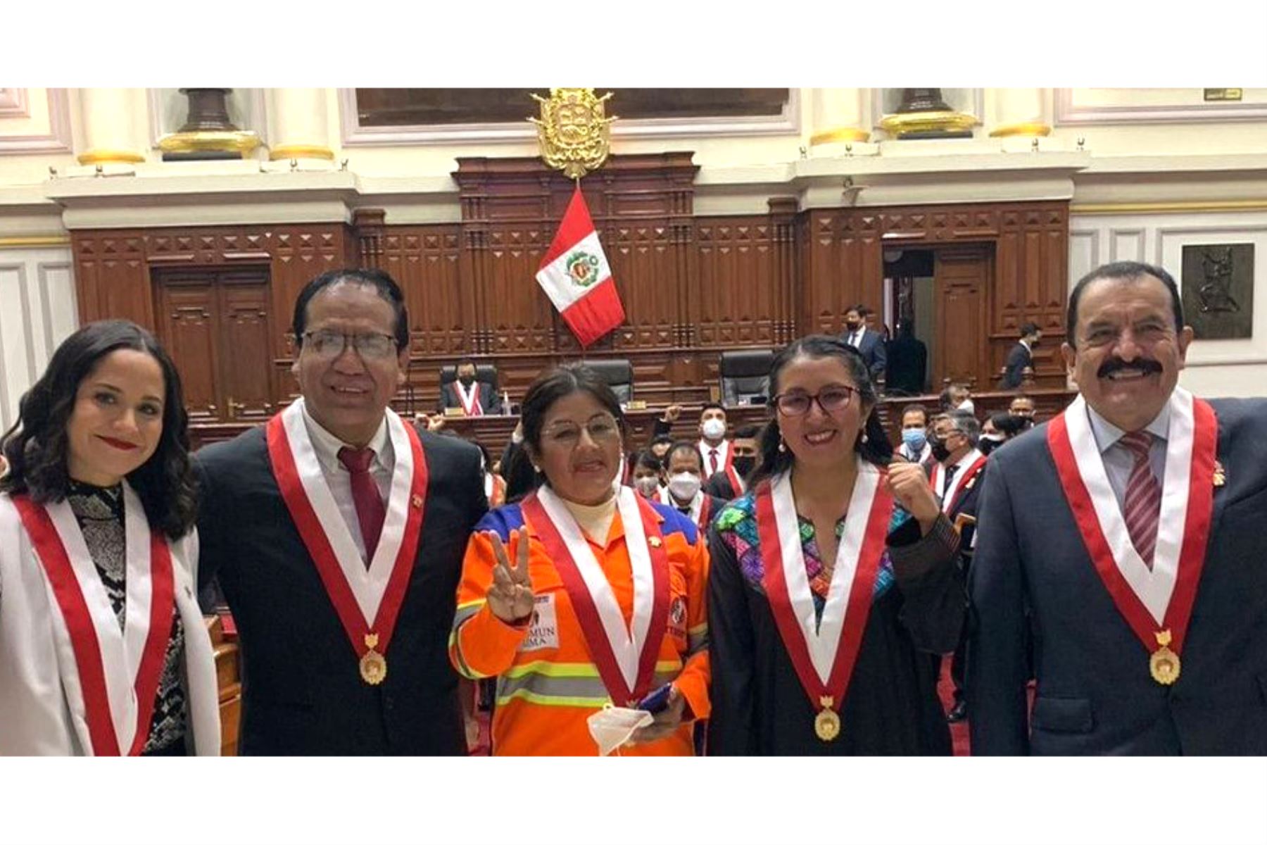 Miembros originales de la bancada de Cambio Democrático - Juntos por el Perú. ANDINA/Difusión