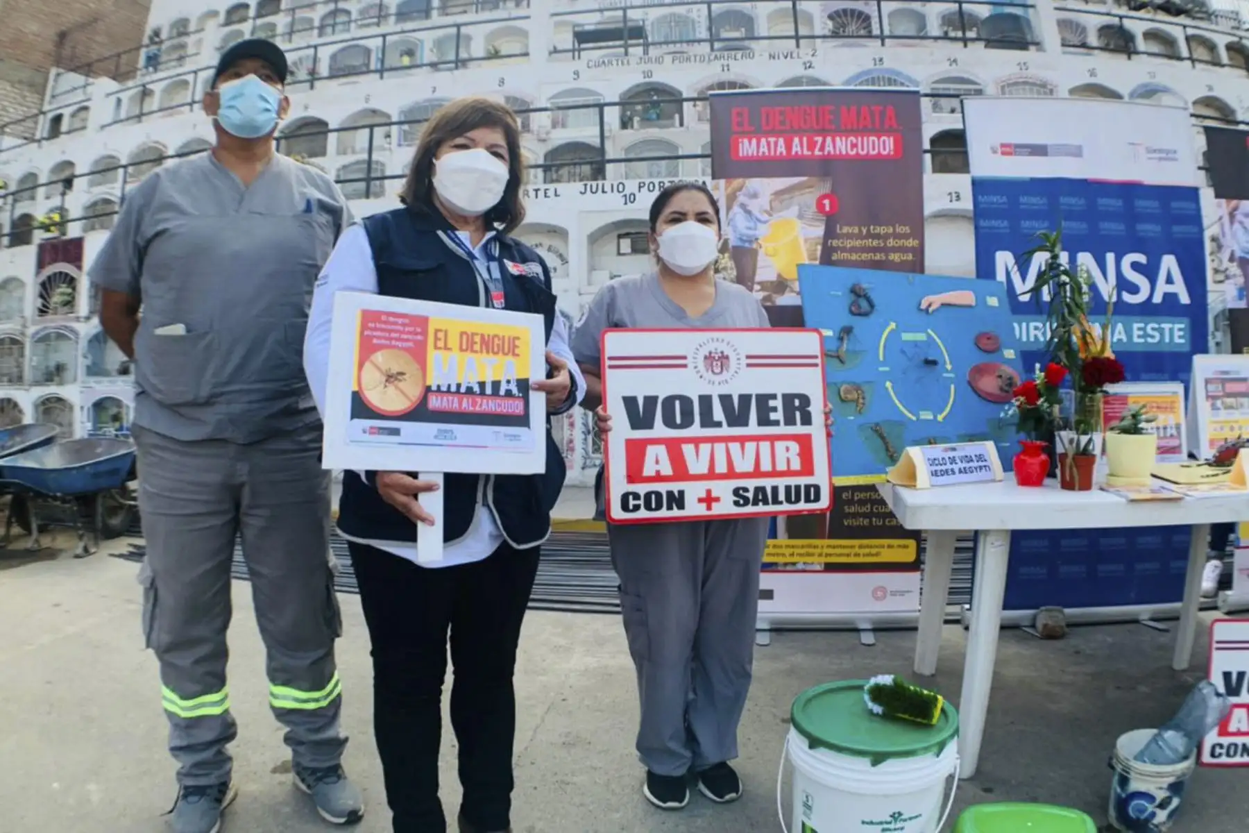 Campaña para prevenir el dengue en la jurisdicción de Ate. ANDINA/Difusión