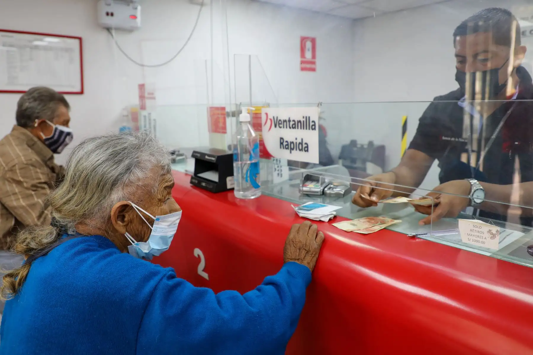 Ventanilla de atención del Banco de la Nación. ANDINA/Difusión