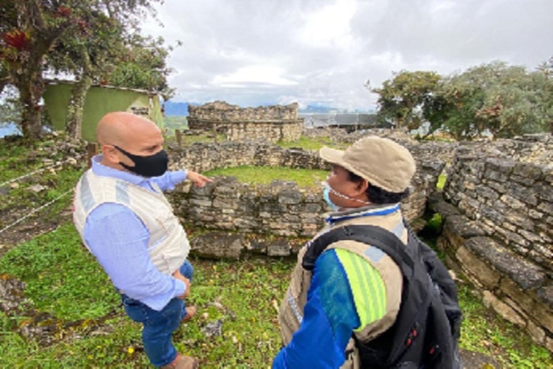 Ministro de Cultura, Alejandro Salas, anunció declarartoria de emergencia del centro arqueológico de Kuelap. Foto: ANDINA/Difusión