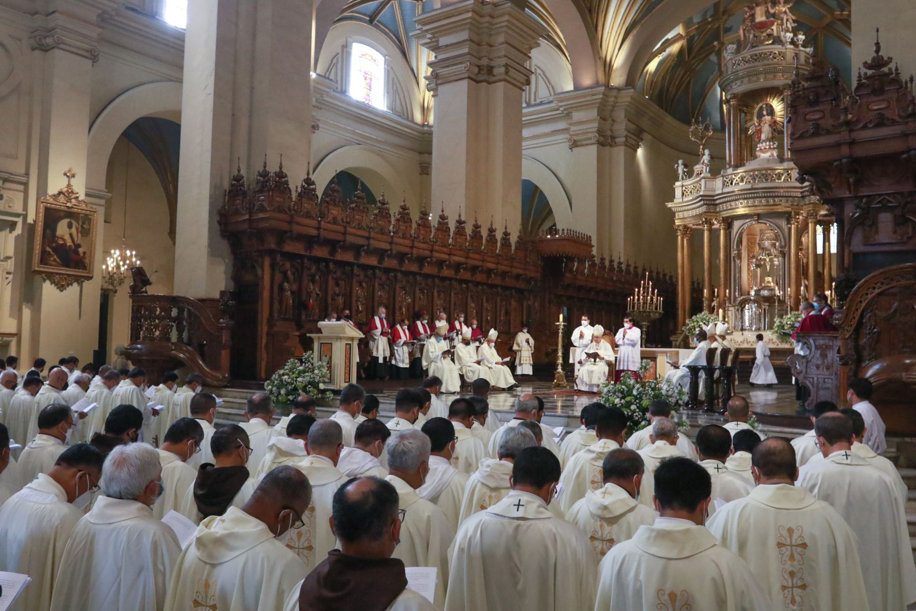 Misa de Jueves Santo en la Catedral de Lima Galería Fotográfica