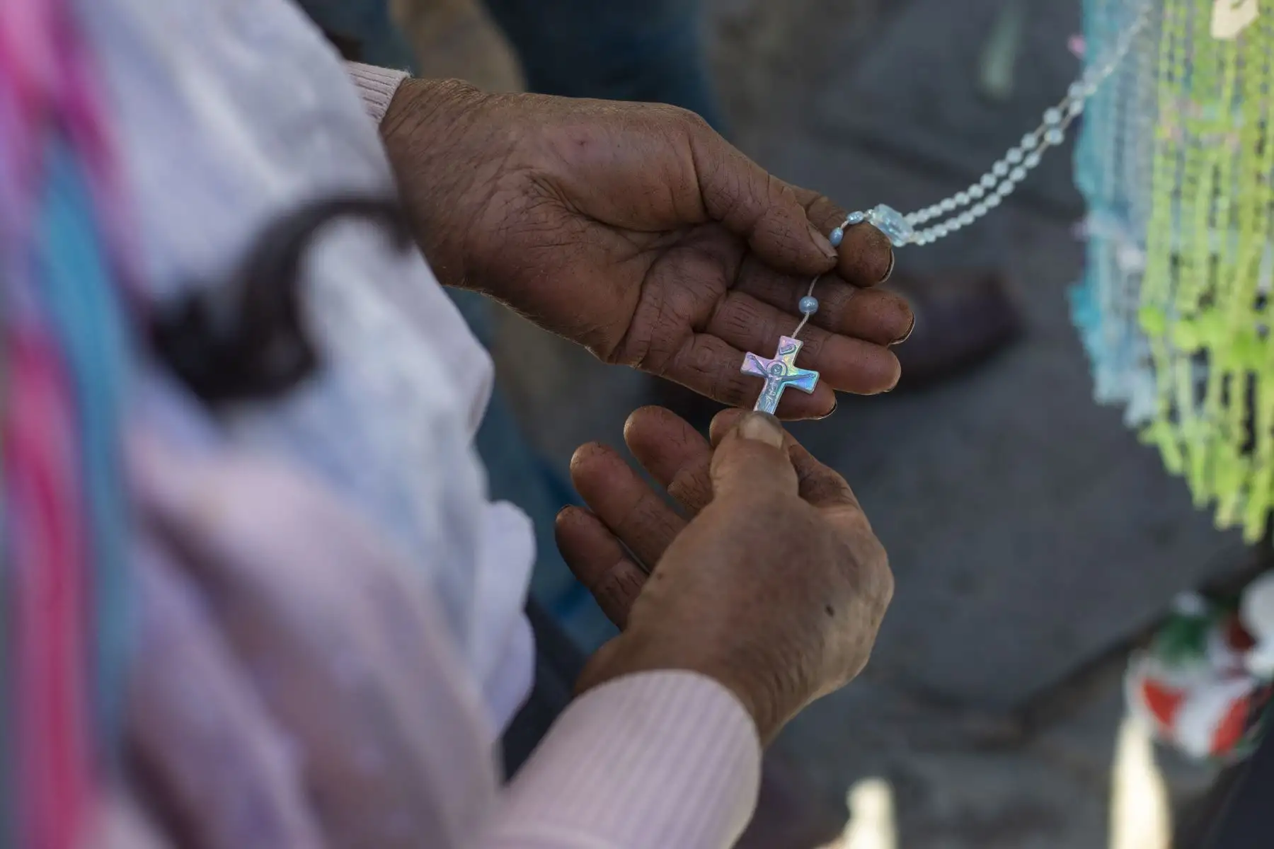 Como es costumbre en la provincia de Huanta en Ayacucho, cada viernes santo se celebra el Sermón de las tres horas conmemorando las siete palabras que dijo Cristo antes de morir en la cruz. Foto: ANDINA/Carla Patiño