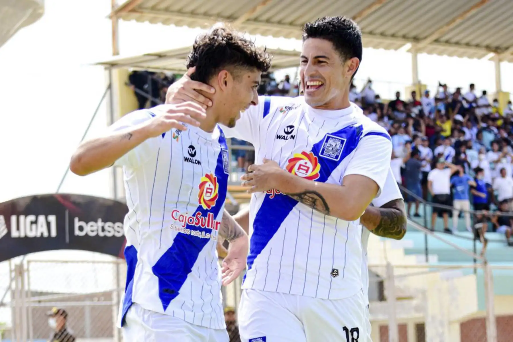 Con goles de Fernández y Zanelatto, Alianza Atlético Sullana se impuso 2-0 a Binacional FC por la décima jornada del Torneo Apertura de la Liga 1 Betsson.
Foto: ANDINA/Liga 1